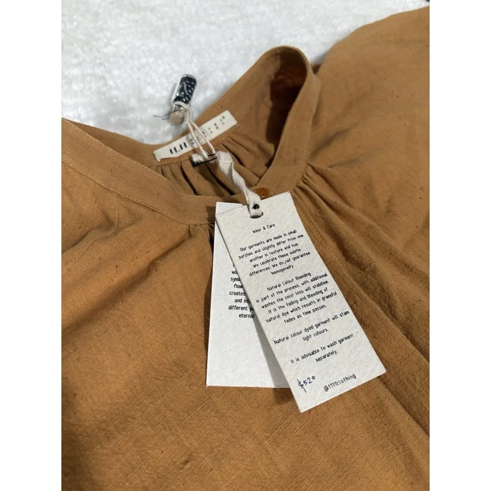 11.11 Eleven Eleven Women's Dancers Robe Button Mustard Yellow Size‎ Medium